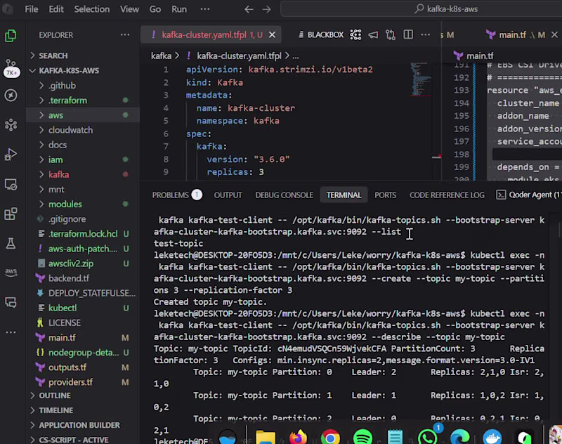 Cover image for Accessing my kafka cluster with EKS