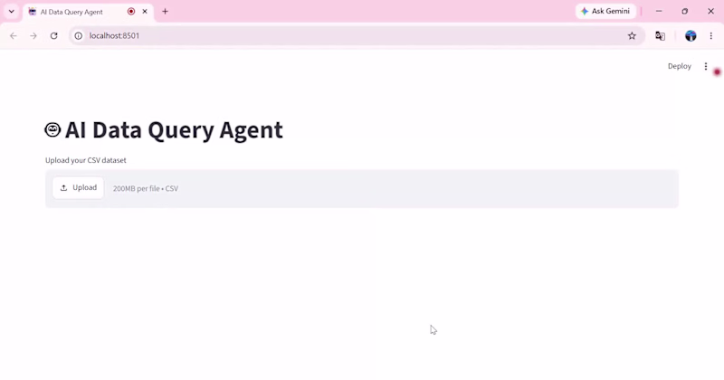 Cover image for An AI Data Query Agent