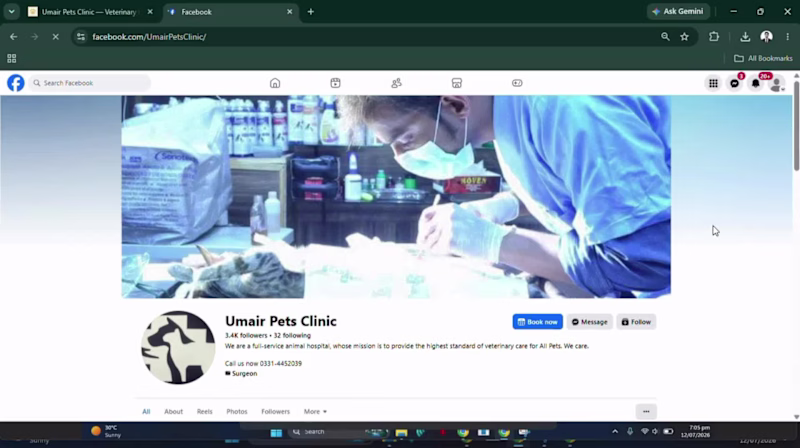 Cover image for Umair Pets Clinic in Sialkot