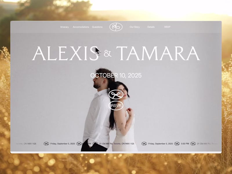Cover image for Alexis & Tamara: Every love story deserves a place to begin