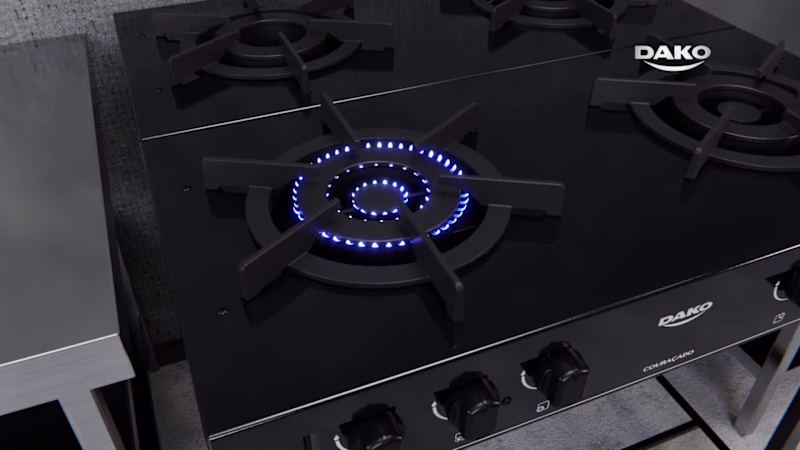 Cover image for 3D animation of stove - DAKO