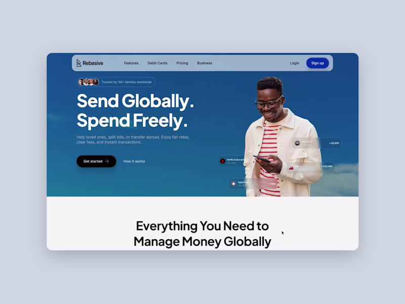 Cover image for Rebasive Homepage Redesign