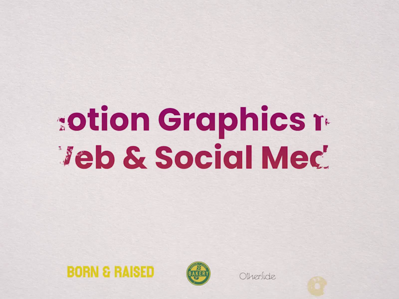 Cover image for Motion Graphics for Web & Social Media | Coffee & Bakery Brands