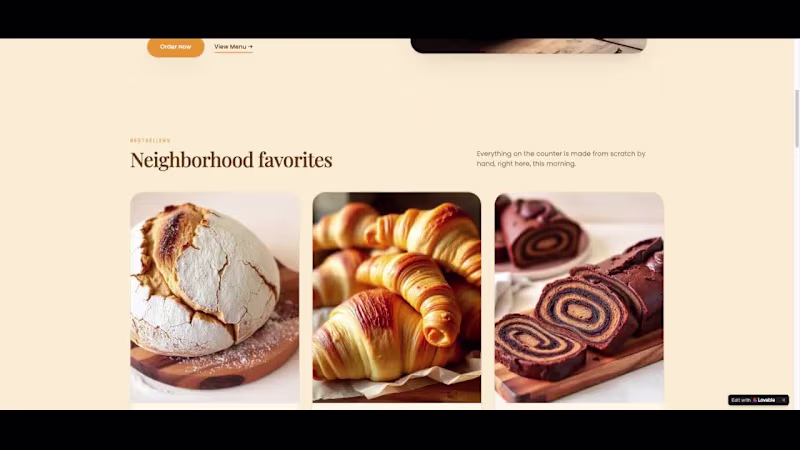 Cover image for Butter & Rye Restaurant Ordering Website Development