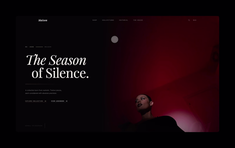 Cover image for Designed a luxury fashion e-commerce