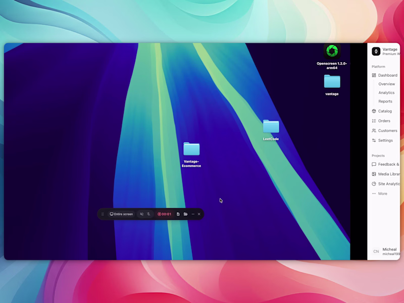 Cover image for The Vantage Admin Dashboard is the high-tech
