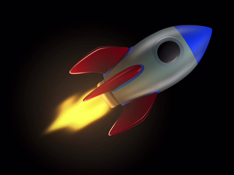Cover image for I made a rocket icon animation in Rive a couple of months ag...