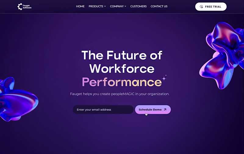 Cover image for Fauget Software : Website Design