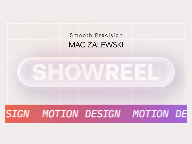 Cover image for A Showreel presenting broad selection