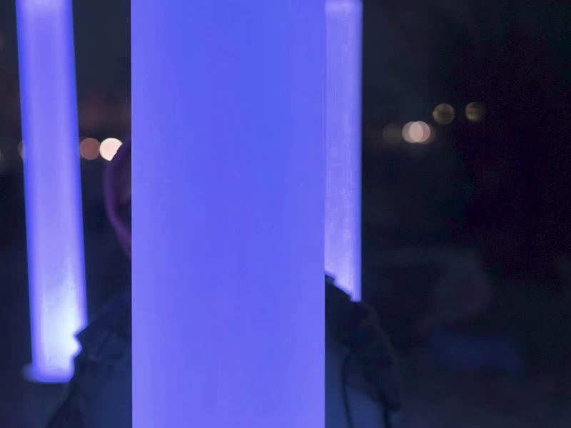 Cover image for Ripples in Time: Interactive Light Installation