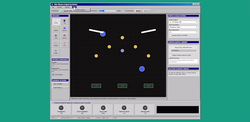 Cover image for Win Engine 95: Retro Cymatics