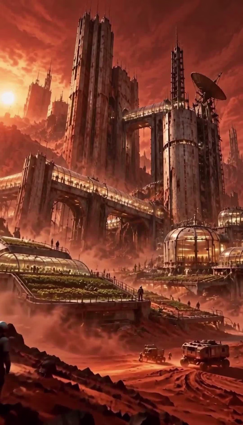 Cover image for Fall of the Red Dome I created this film with the new AI Age...