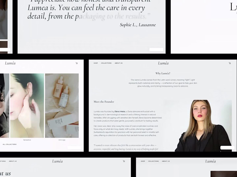 Cover image for Framer-Shopify integration: eCommerce skincare website