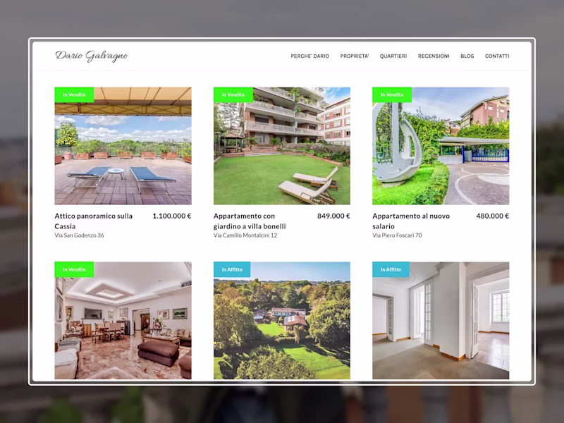 Cover image for Dario Galvagno | Framer Real Estate Website