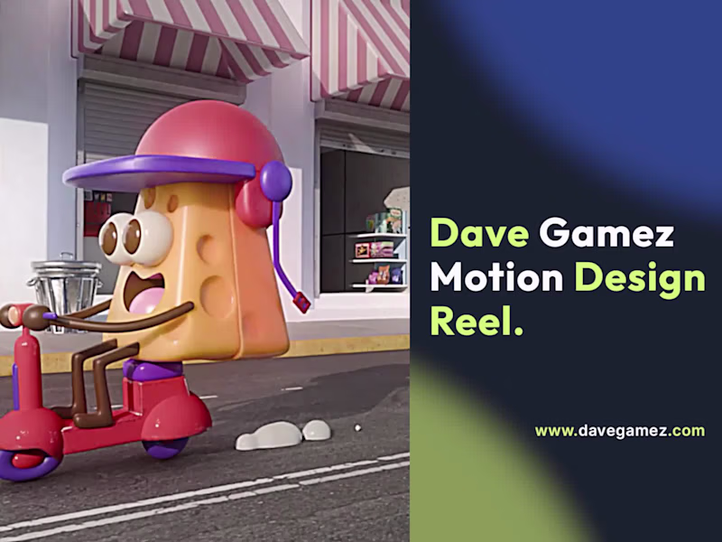 Cover image for Dave Gamez - Motion Design Reel