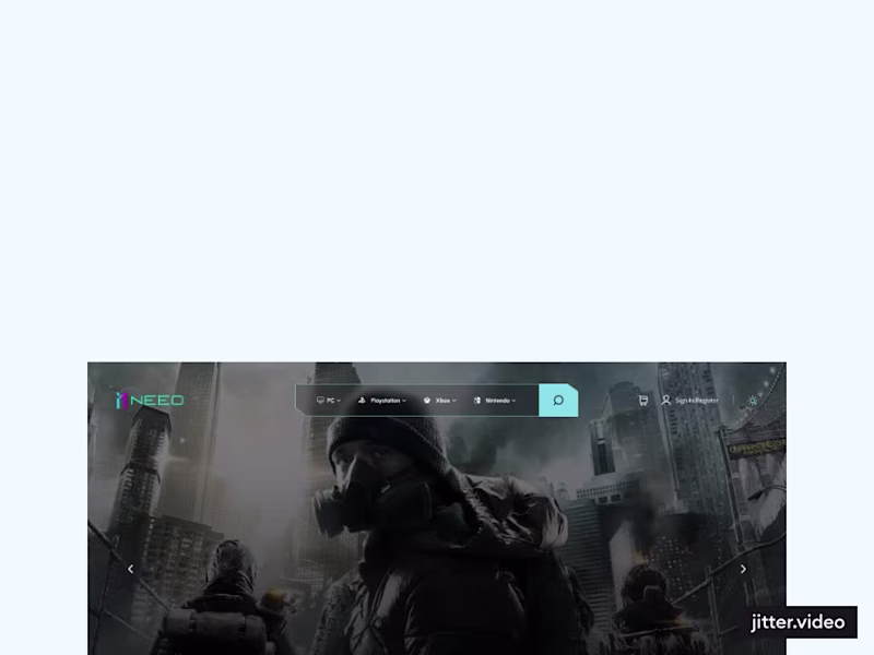 Cover image for Gaming E-Commerce Website