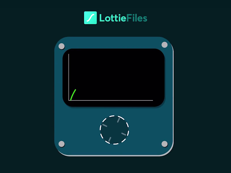 Cover image for Just finished this Cool Graph Monitor Lottie Animation. Rate...