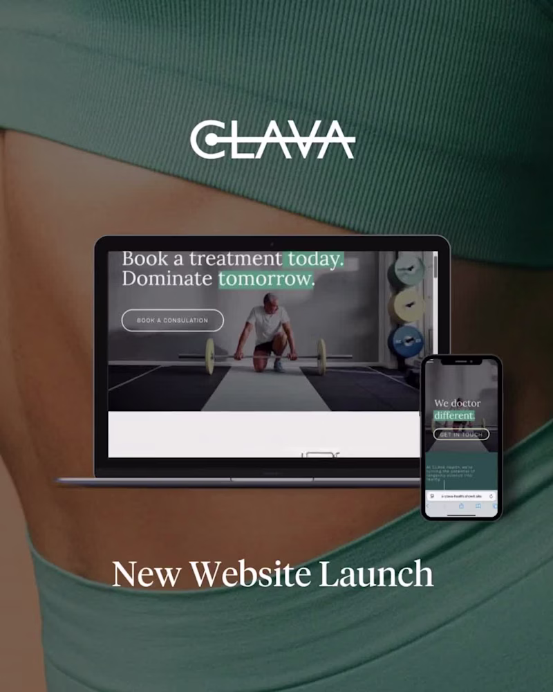 Cover image for Clava Health Website Redesign