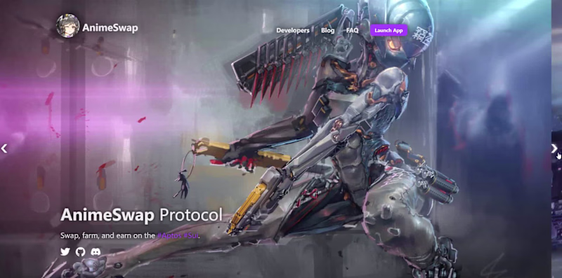 Cover image for AnimeSwap - Decentralized Crypto Trading Protocol