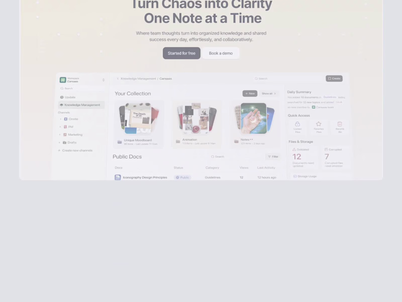 Cover image for SaaS Landing Page Animation | Animation