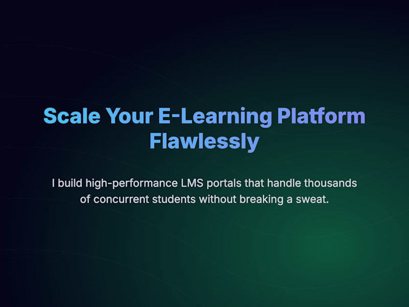 Cover image for Mirasee LMS: High-Performance E-Learning Portal