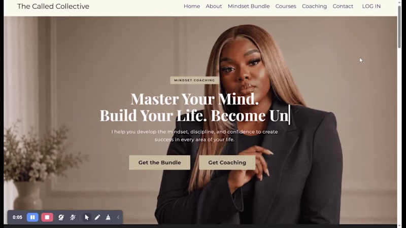 Cover image for Kajabi Website Design for a