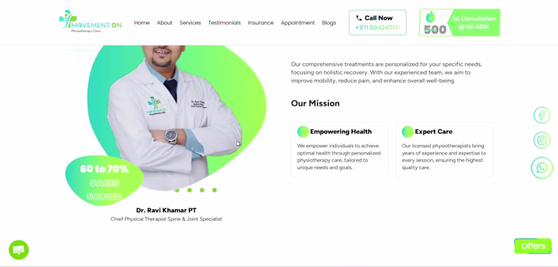 Cover image for Healthcare Website UI/UX & Development