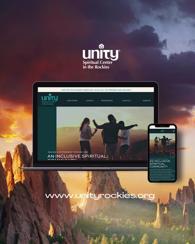 Cover image for Unity Spiritual Center Website Development