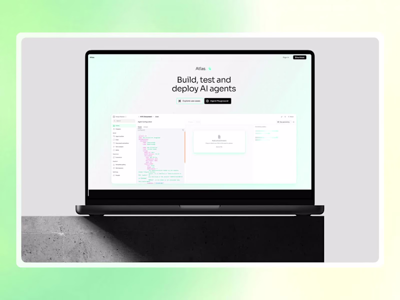 Cover image for Atlas AI Studio Design for Fintech Workflows