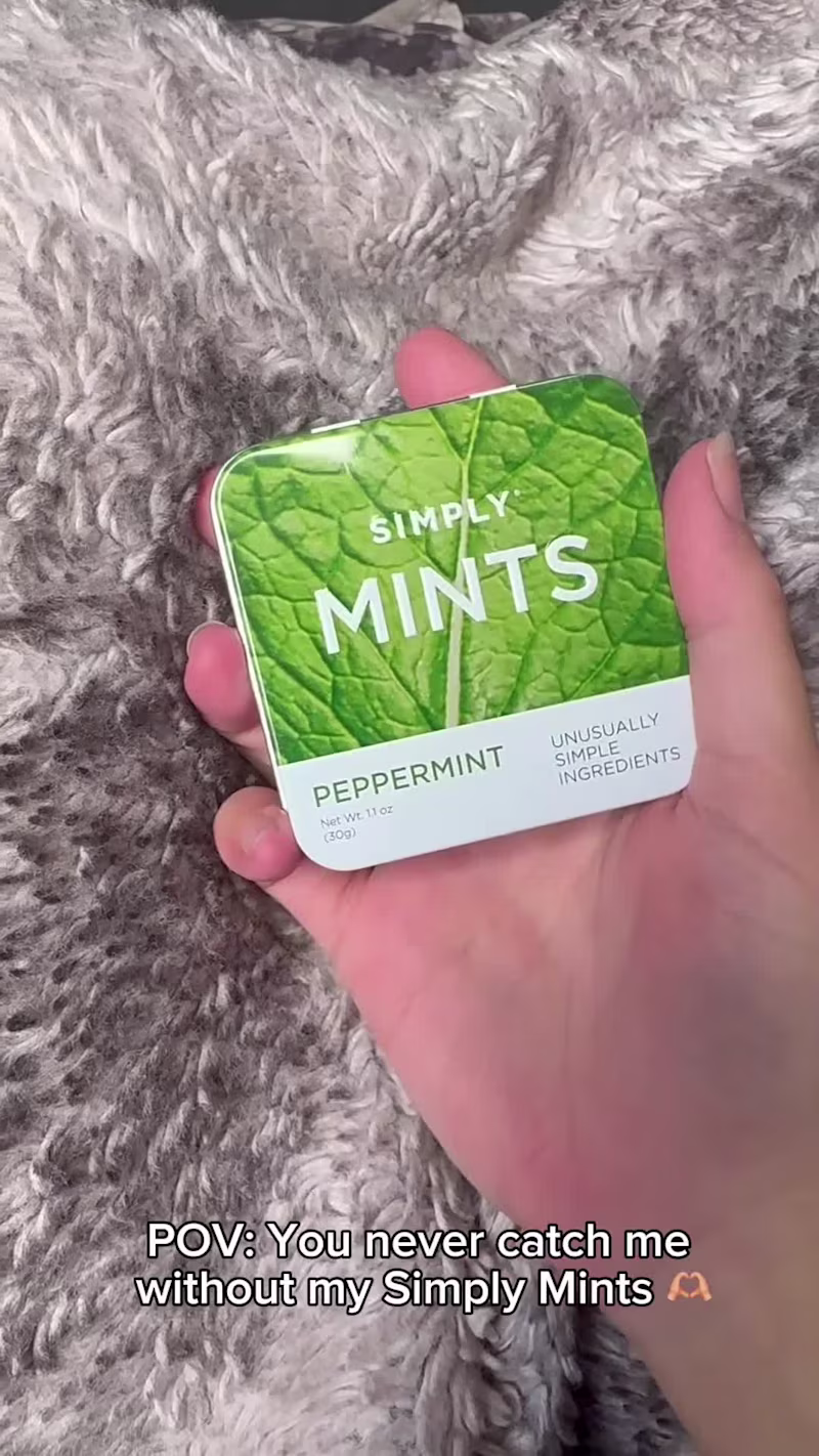Cover image for Simply Mints Organic UGC Video