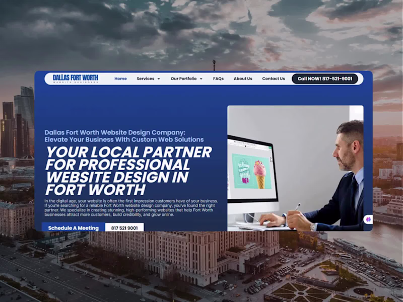 Cover image for Custom WordPress Website for DFW Website Designers