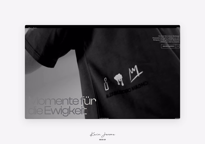 Cover image for Cinematic Webflow Website for Kevin Jerome Stemberger