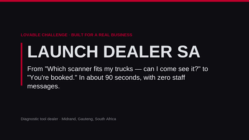Cover image for Launch Dealer SA — Midrand,