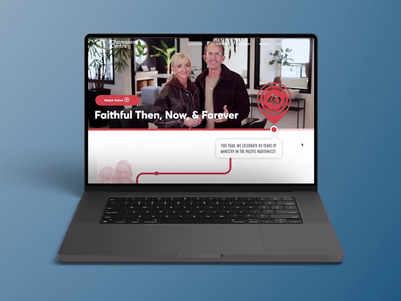 Cover image for Champions Centre 40-Year Anniversary Narrative Experience