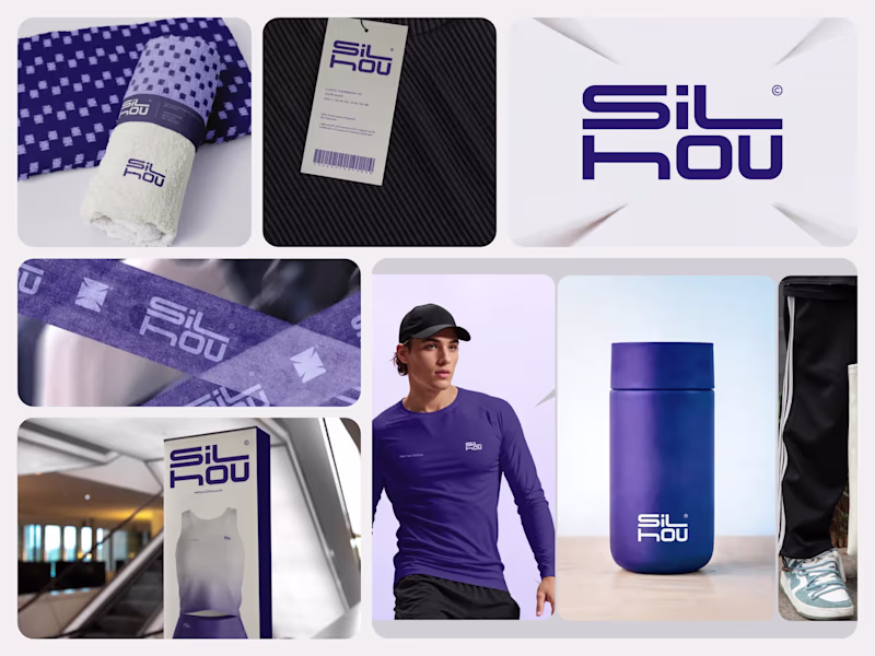 Cover image for Silhou | Sportswear Brand Identity