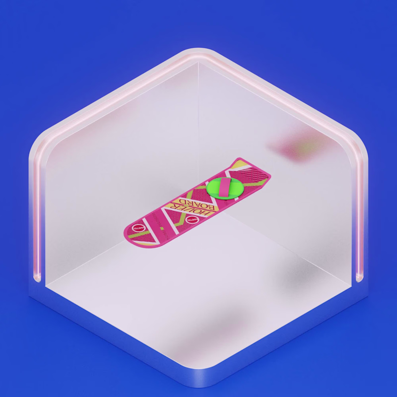 Cover image for Back To The Future - Isometric 3D animation