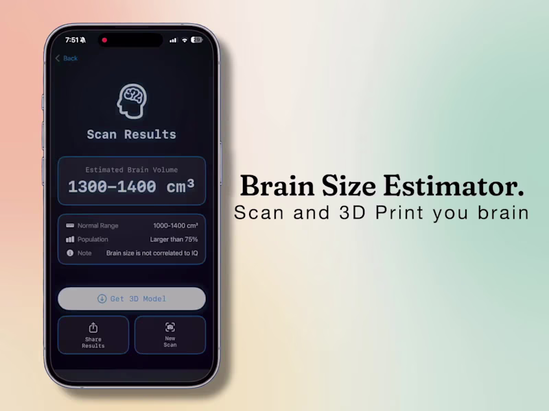 Cover image for Brain Scanner and 3D Model Generator