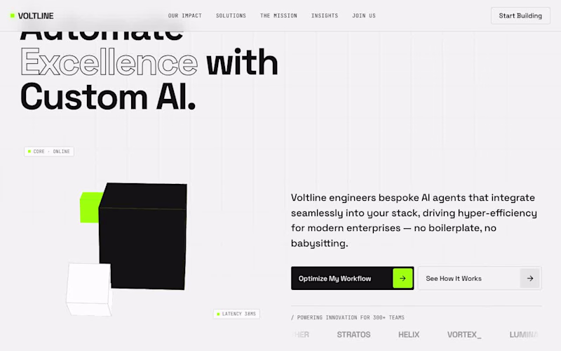 Cover image for Voltline Automation, "Bone & Volt"