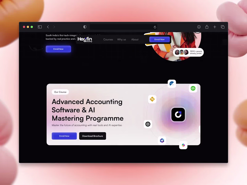 Cover image for Hegfin Academy Framer Website 
