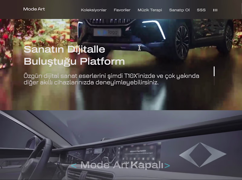 Cover image for Mode Art | Landing Page