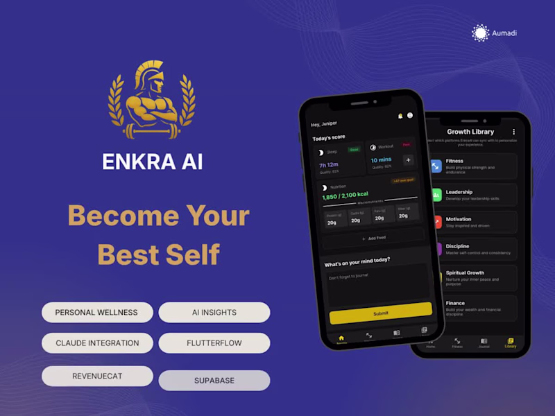 Cover image for Enkra AI - AI powered wellness app