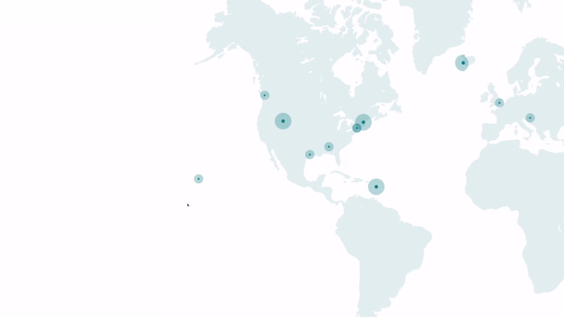 Cover image for Interactive World Map Development for 677 Financial Group