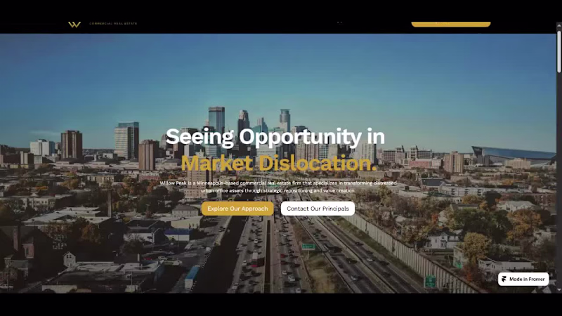 Cover image for Willow Peak Real Estate Website Development