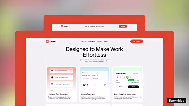 Cover image for Saaset : An Animated Saas