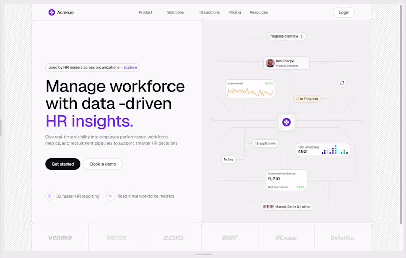 Cover image for Spent the night replicating the entire page design. Workflow...