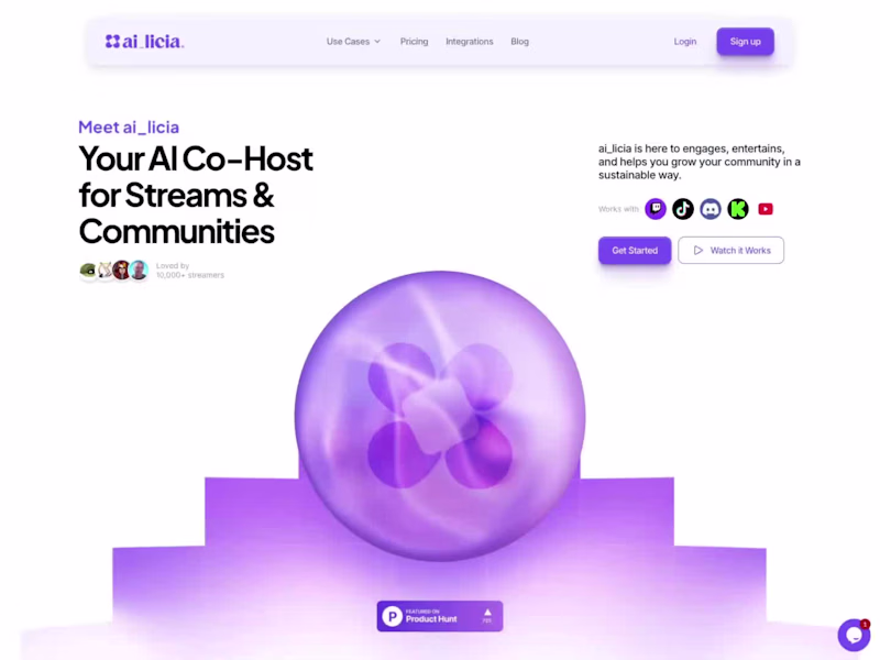 Cover image for AI LICIA | Website Design & Development