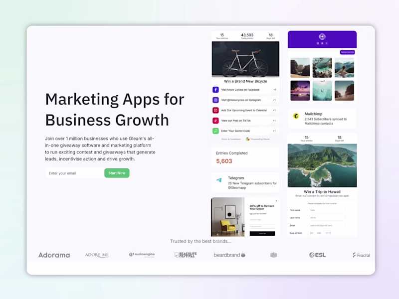 Cover image for Gleam - Marketing Apps for Business Growth