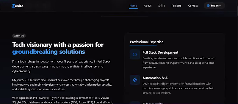 Cover image for Personal web portfolio