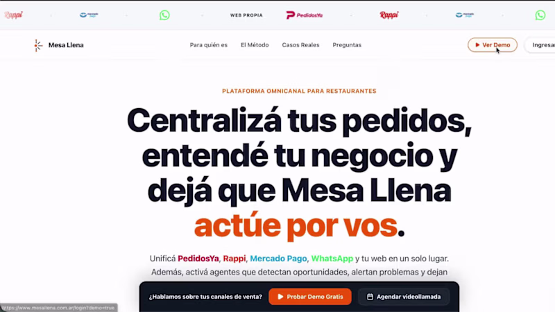 Cover image for Mesa Llena — Websites and