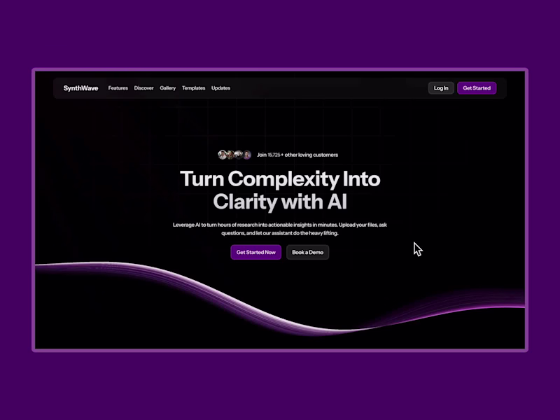 Cover image for 3D Strip Synthwave Website